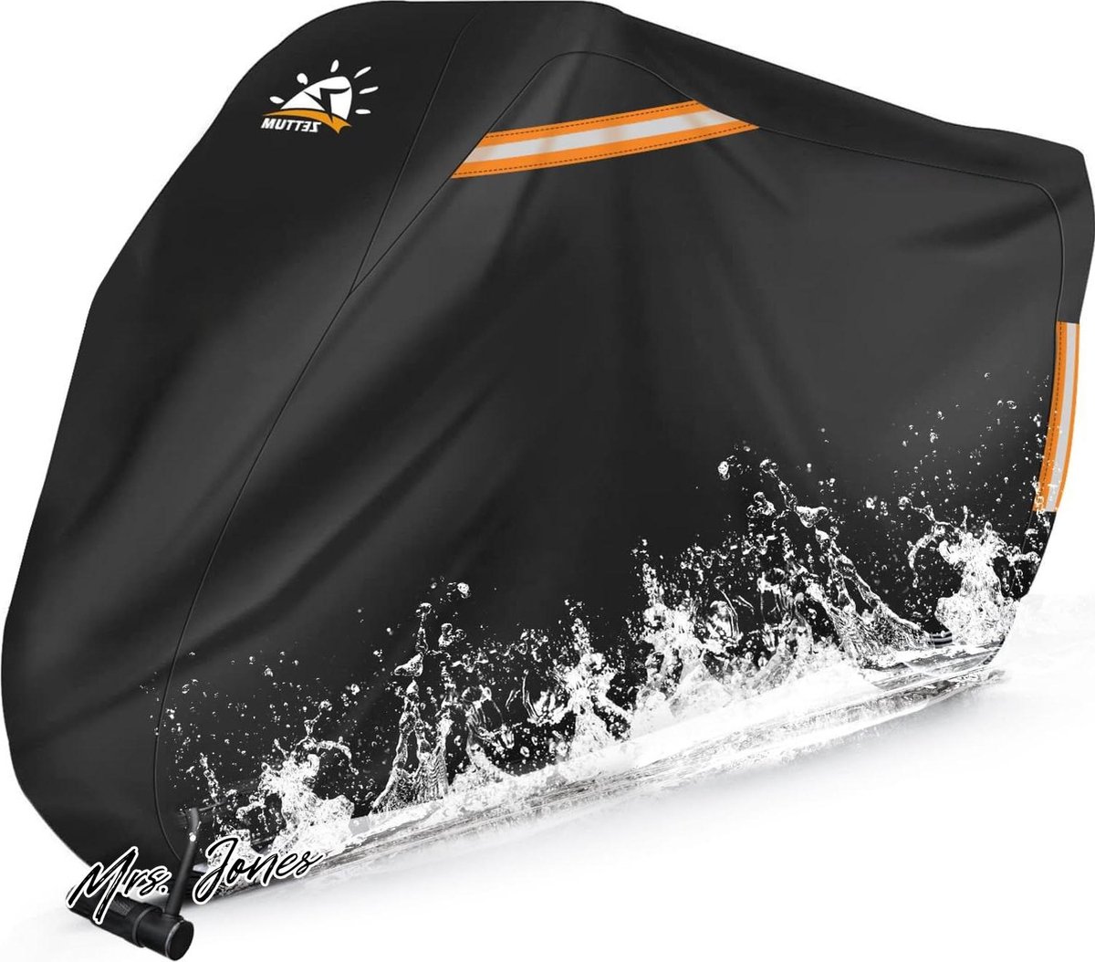 Mrs. Jones Zettum Motorhoes 244 cm Waterdicht Outdoor Motorfietshoezen - Beschermende hoes voor Moto scooter bromfiets motorcross - 244 x 104 x 124 cm .