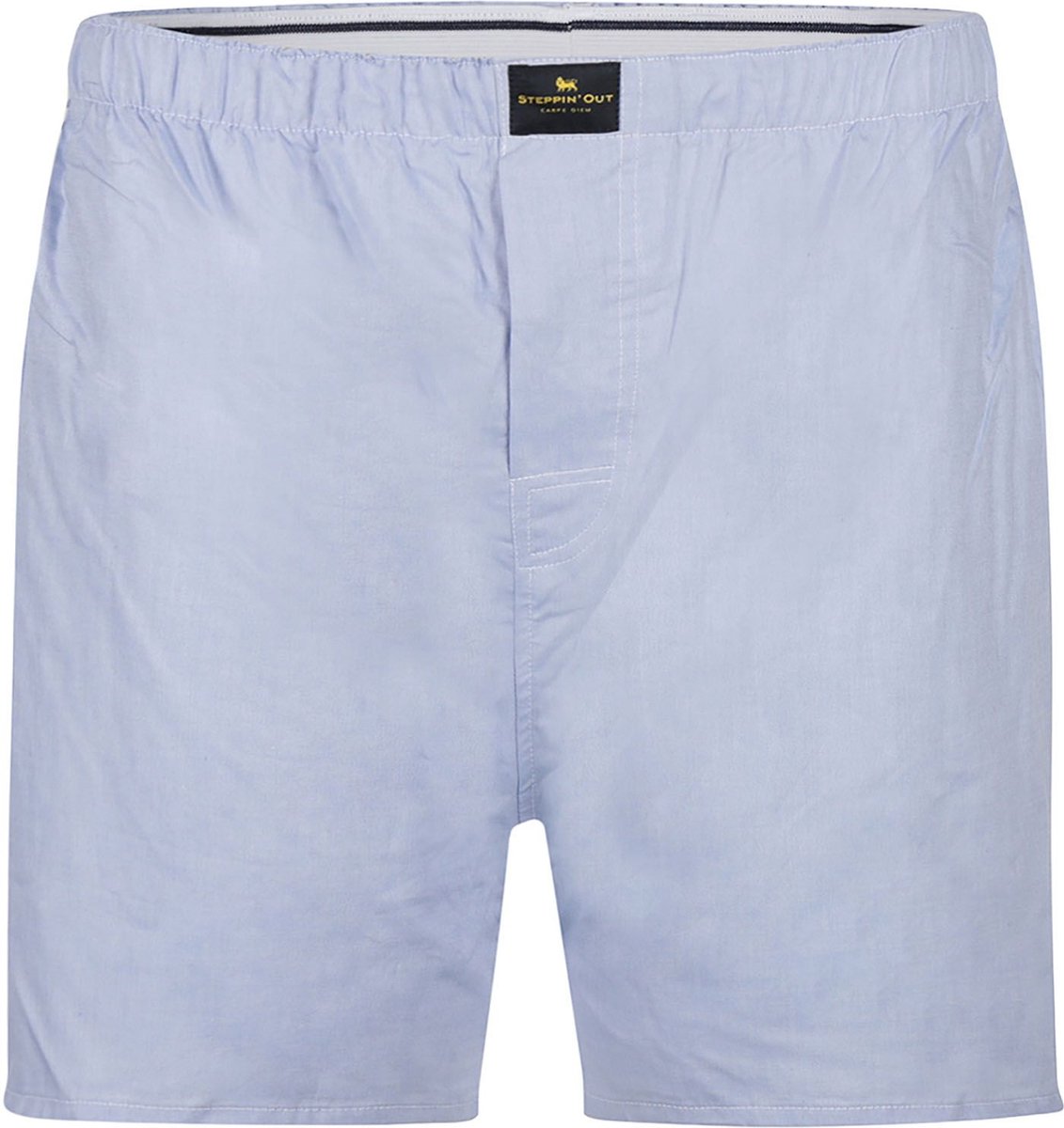Steppin' Out Boxershort Oxford Lichtblauw - Maat S - Heren - Boxershorts