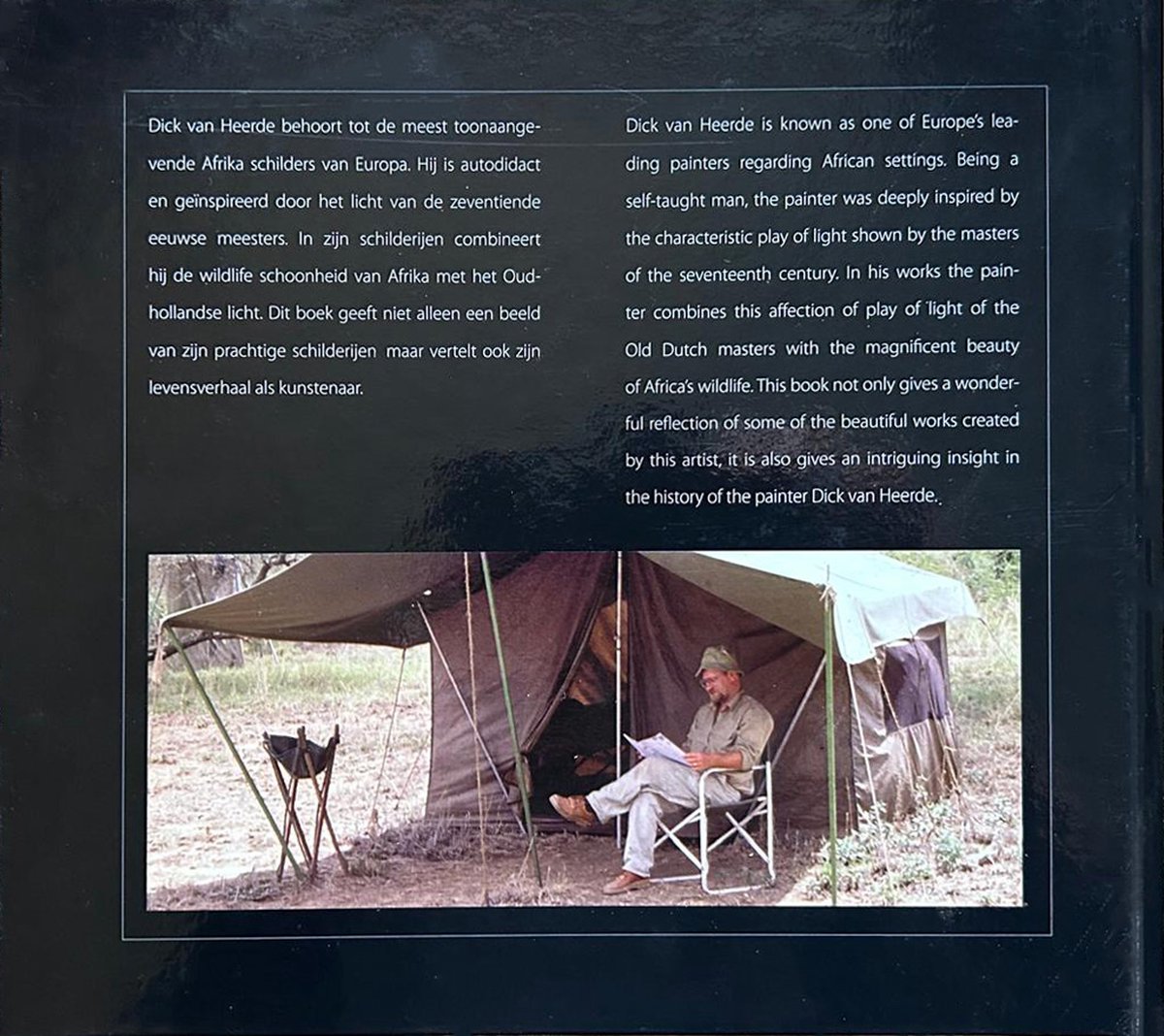 Dick van Heerde - Natuur, Olieverf en Penselen - Boek - back cover