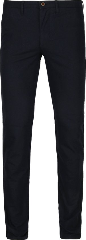 Convient Chino Motif Bleu Foncé - taille 46