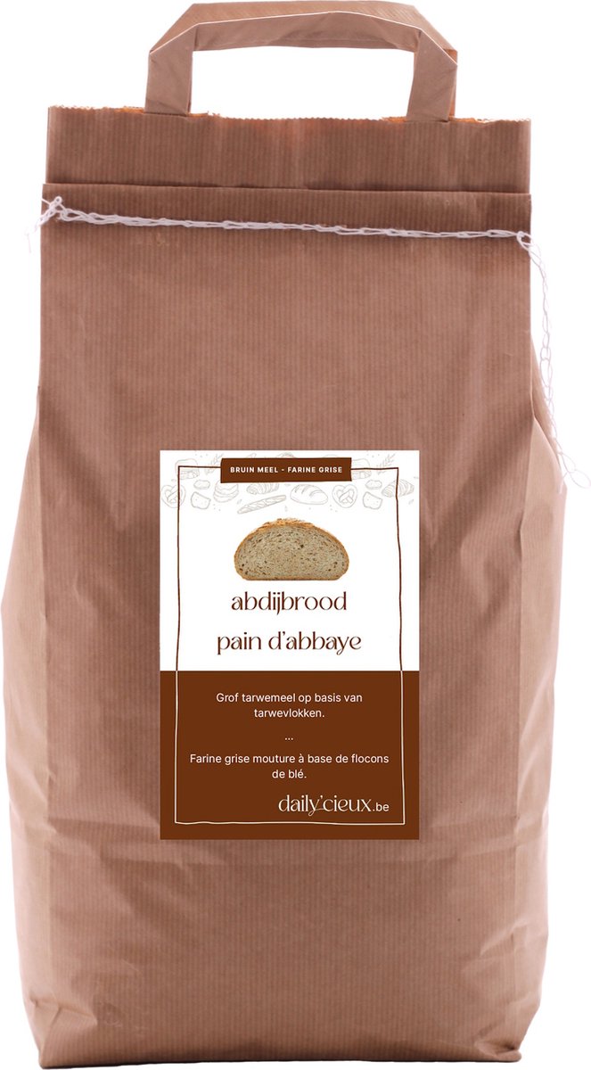 Abdijbrood 5kg - Tarwemeel - Traditioneel - Authentiek - Ambachtelijk