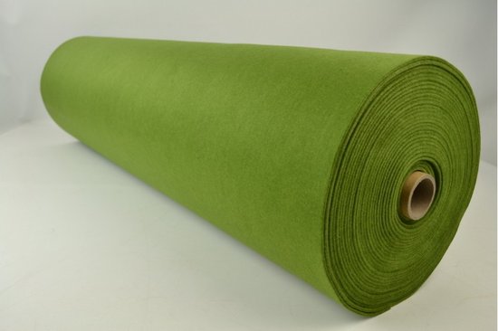 Tissu Feutre - Feutre 3 mm d'épaisseur - 1 mètre - Au mètre - Vert mousse