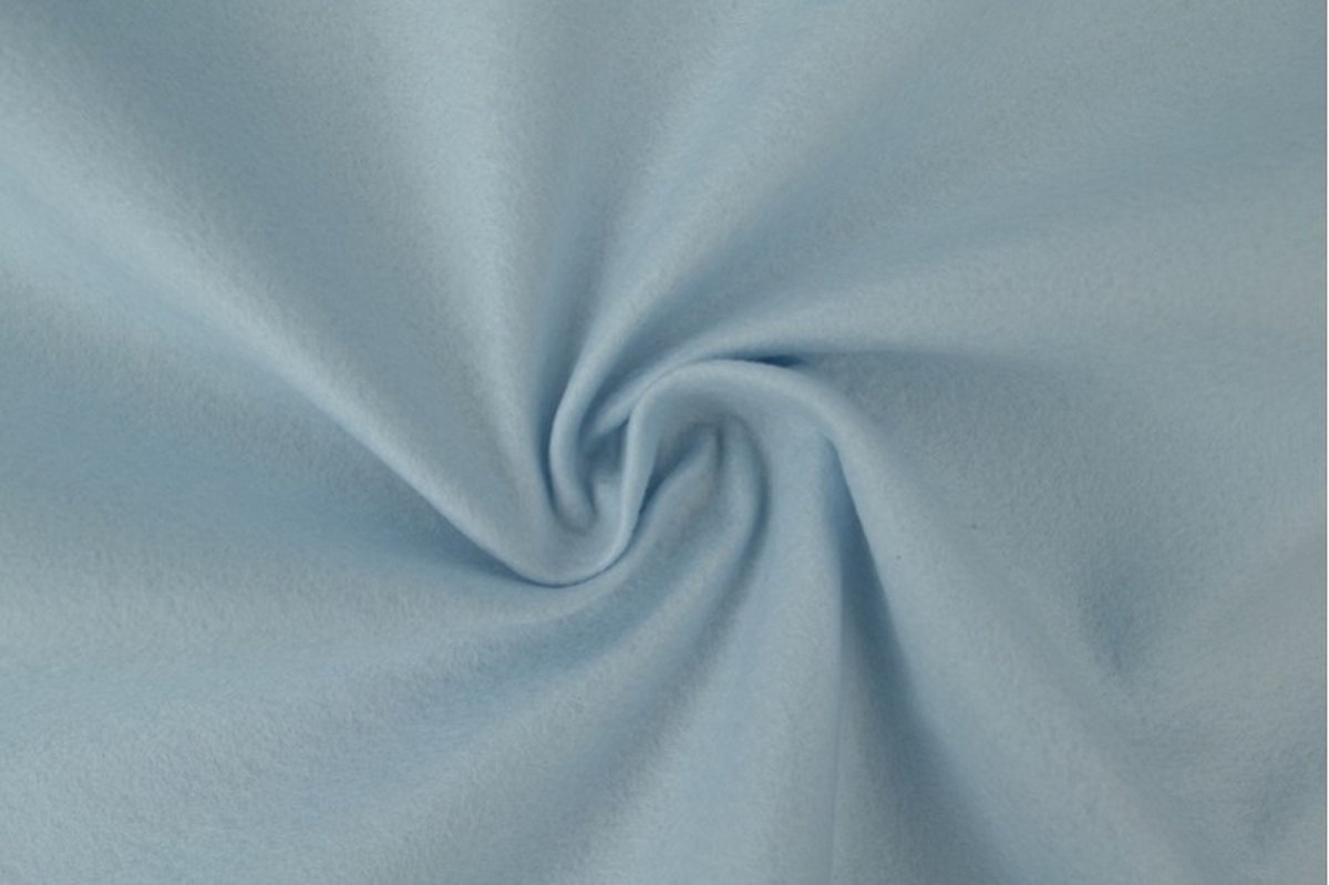 Vilt stof - 3mm dik vilt - 1 meter - Per meter - Baby blauw
