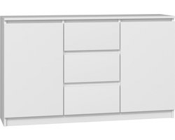 kledingkast - Ladekast 120cmx75cm Witk