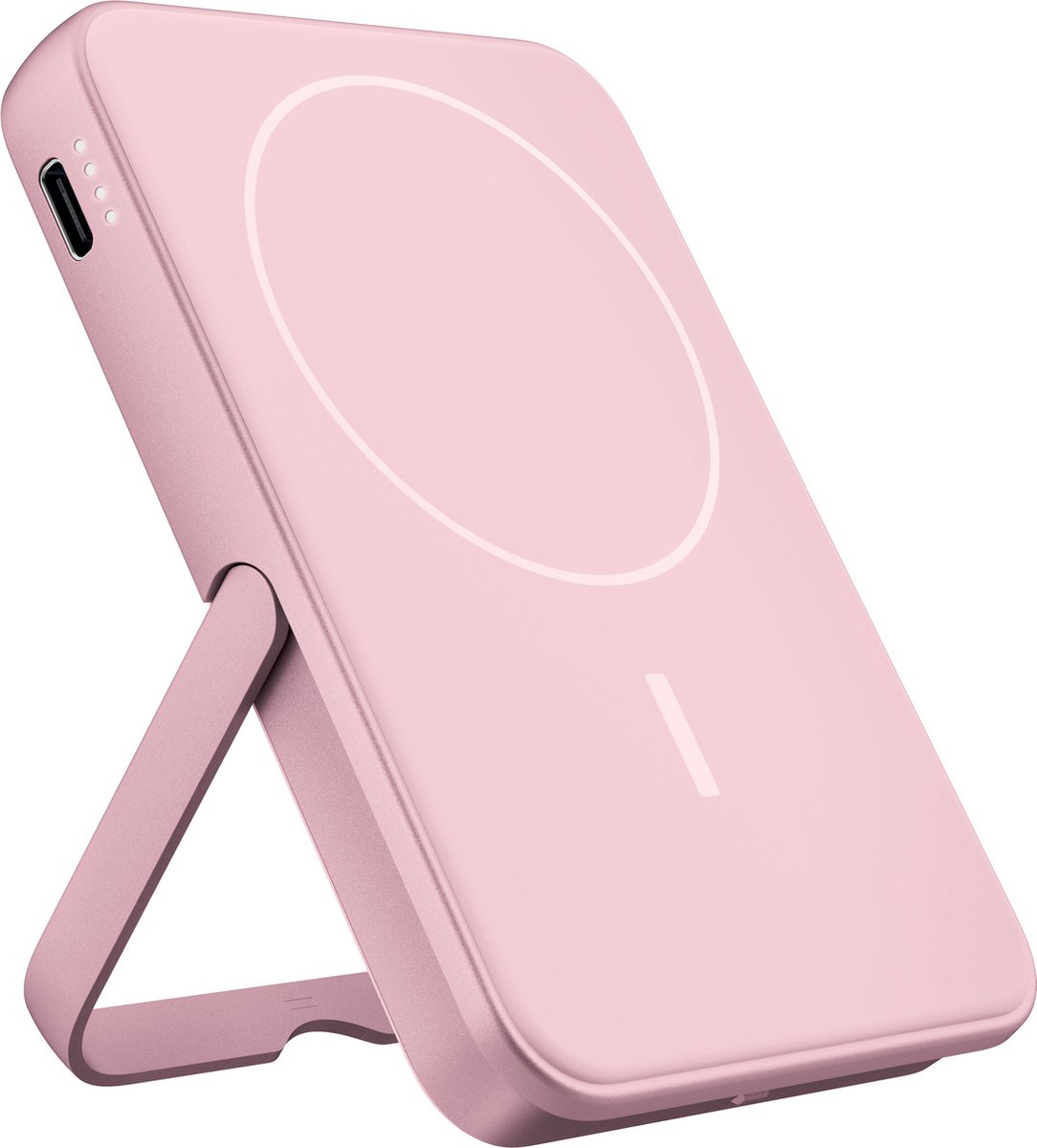 Fresh 'n Rebel Magnet Wireless 5000 Mah Powerbank Pastel Pink