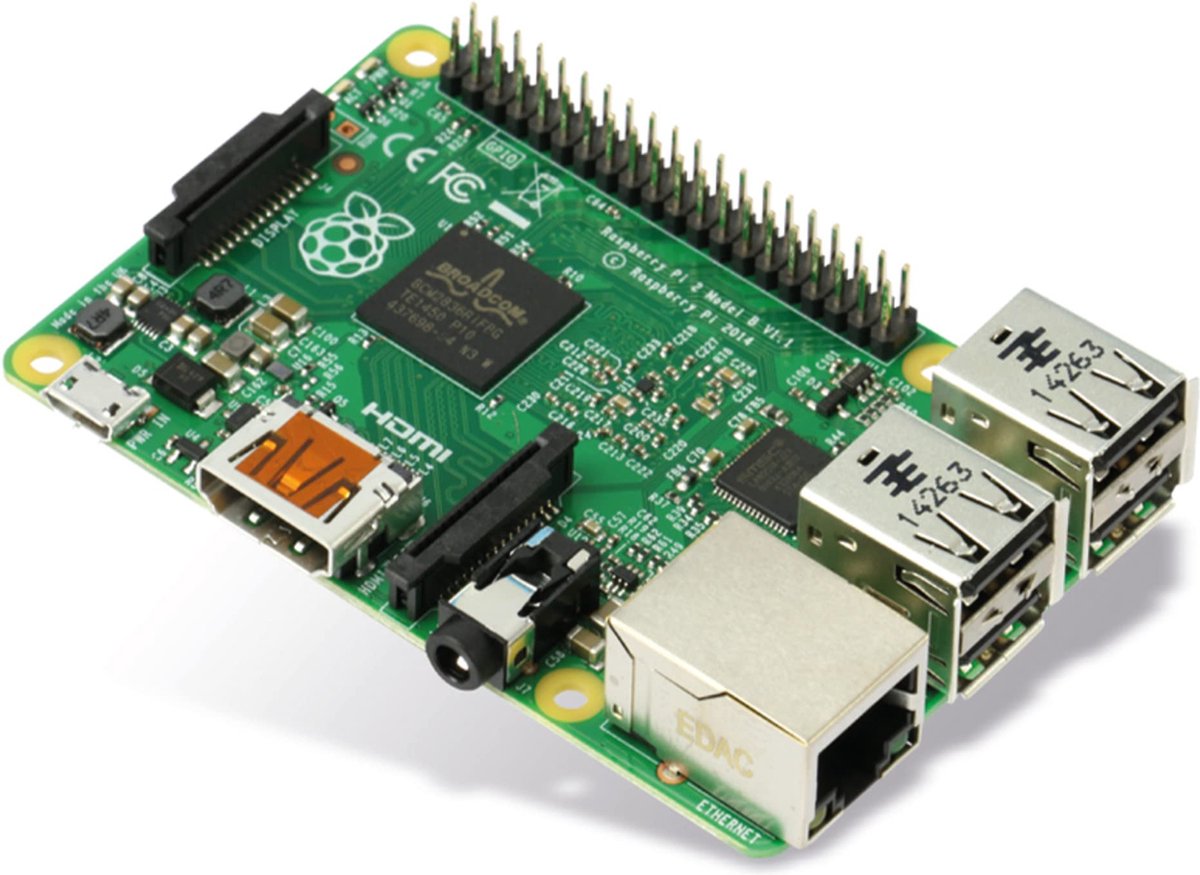 Raspberry Pi Mainboard Typee B 2 1GB (4x USB2.0)