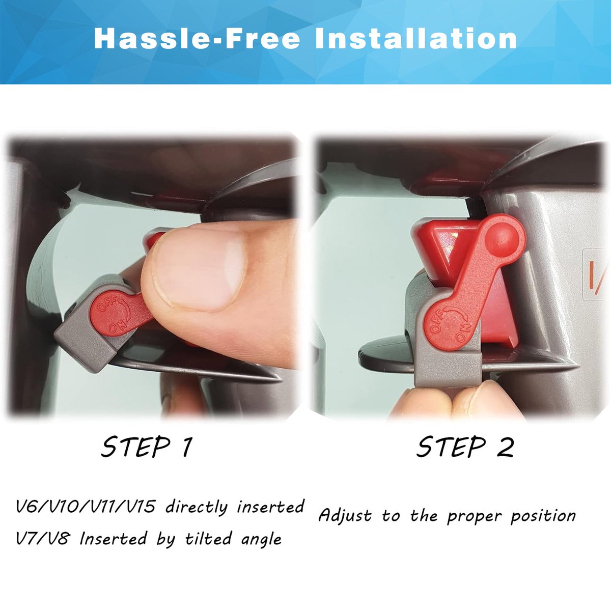 YONO Schakelaar Vergrendeling voor Dyson V15 V11 V10 V8 - Knop