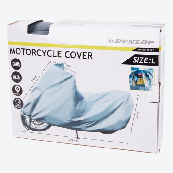 Dunlop motor- en scooterhoes - Maat L - Waterafstonend - UV en Weerbestendig