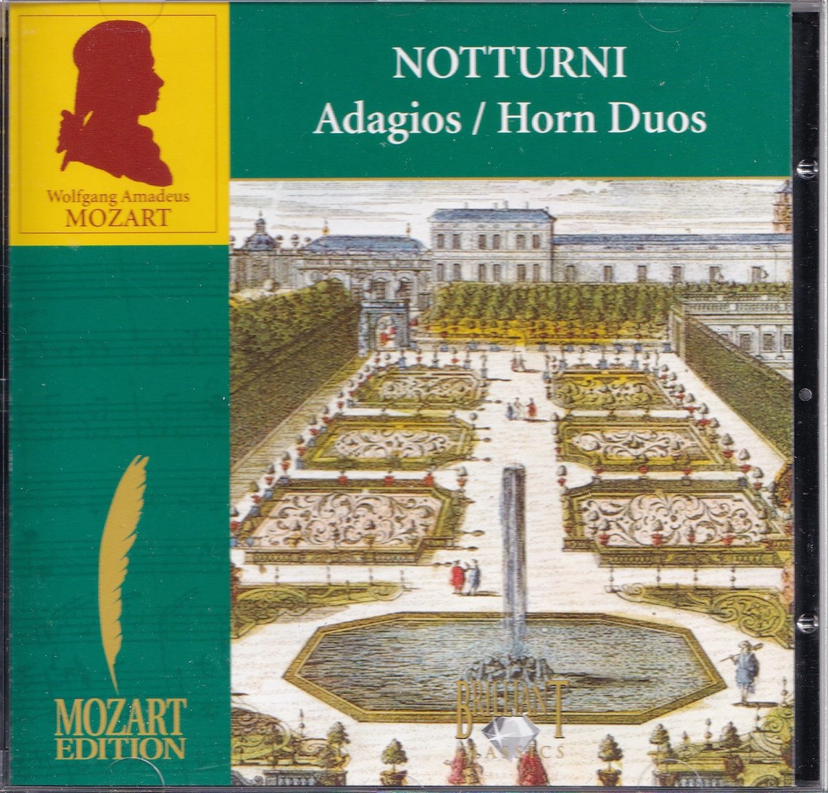 Notturni adagios, Horn duos - Wolfgang Amadeus Mozart - Diverse artiesten