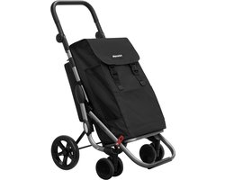 Playmarket Go Plus Boodschappentrolley - 2 Wiel - Boodschappenwagen - Zwart