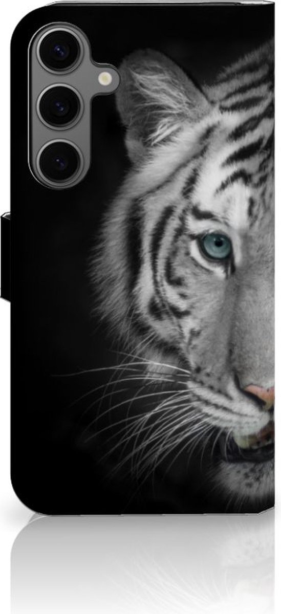 Samsung Galaxy S25 Plus Telefoonhoesje met Pasjes Tijger