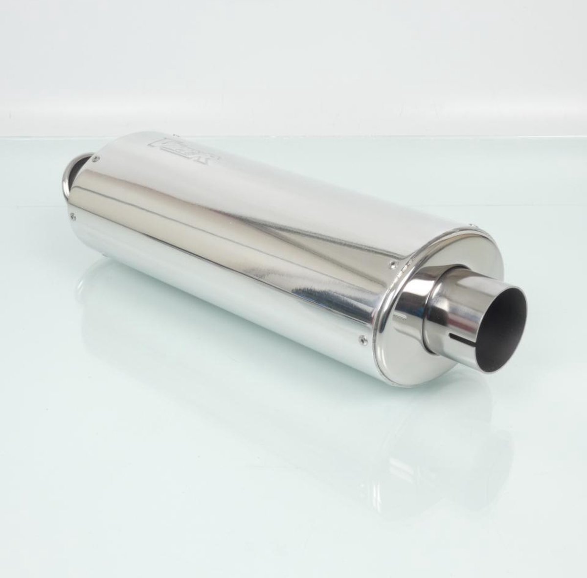 ovale slip-on uitlaatdemper viper onderzit lengte 300mm voor motoren