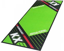 biketek garage mat zwart groen milieu mat voor kawasaki kx motorfiets nieuw
