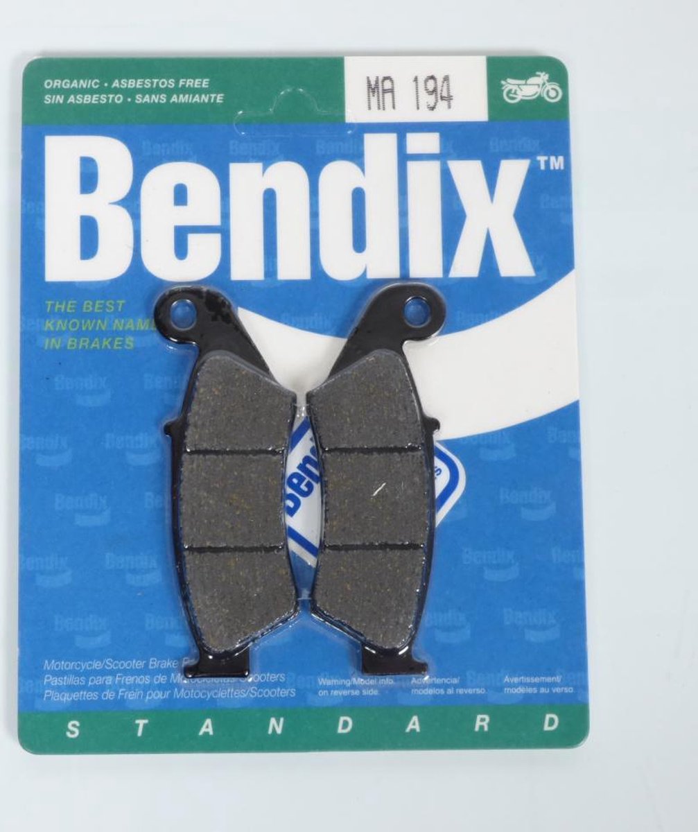 bendix remblokje voor motor honda 125 xlr r 1998 tot 2000 ma194 / voor nieuw