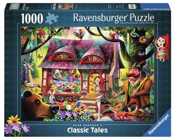 Ravensburger puzzel Roodkapje en de wolf - Legpuzzel - 1000 stukjes