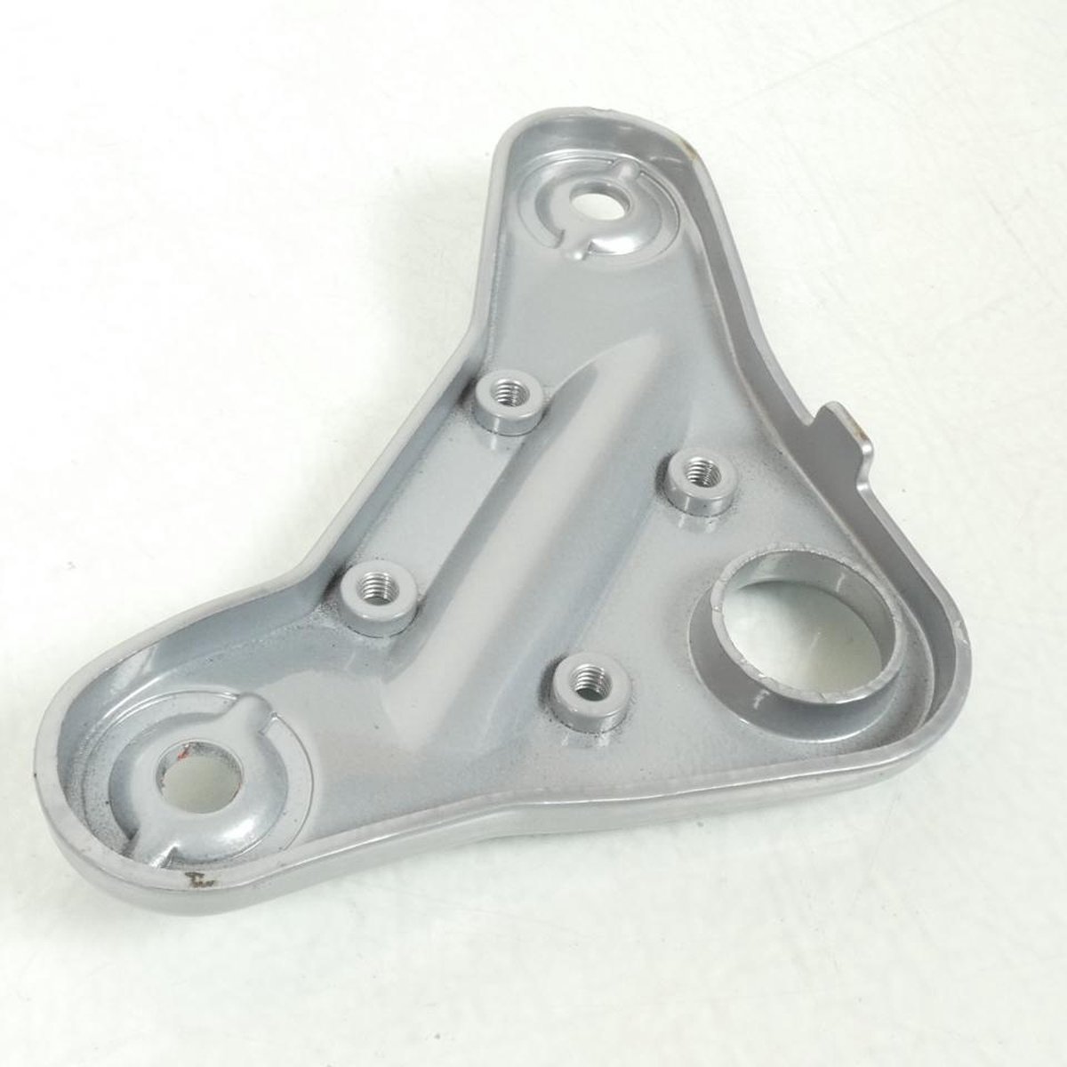Té de fourche origine pour Mobylette Peugeot 50 103 LVS Avant 2020 064319AL / Té sup / Gris Neuf