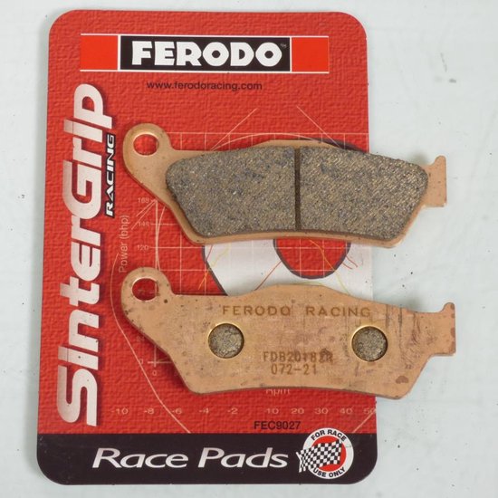 Plaquettes De Frein Arrière Ferodo Pour Kawasaki 1400 GTR 2008-2014 - Métal Fritté, Garantie 2 Ans