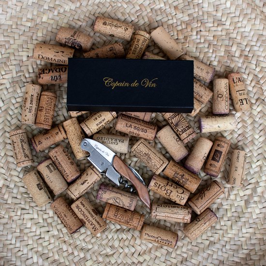 Tire-bouchon Copain de Vin™ Premium Rosewood - couteau de serveur - Tire-bouchon - Accessoires à vin - Cadeau vin