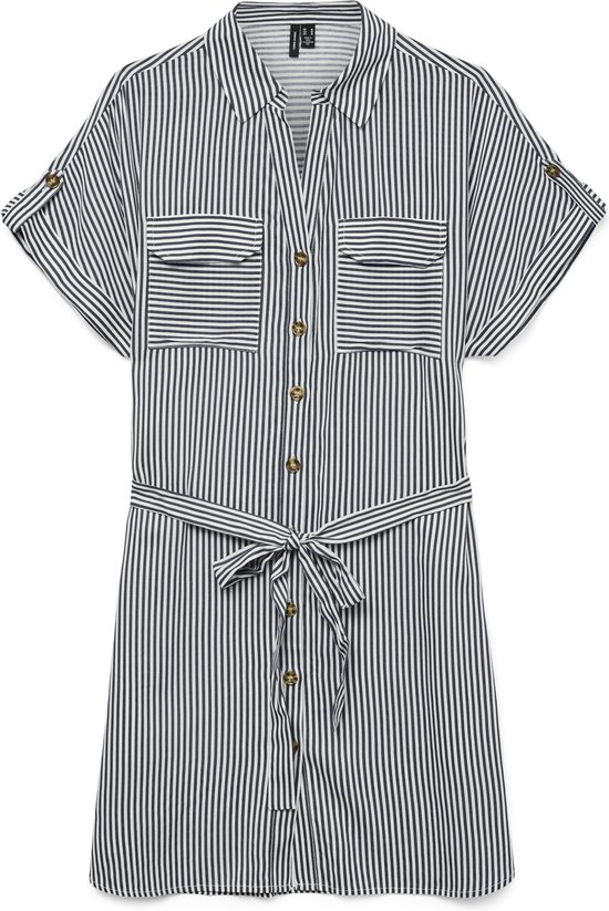 VERO MODA Camiseta Para Mujer Vmbumpy L/S New WVN Ga Noos Camisa, Gray