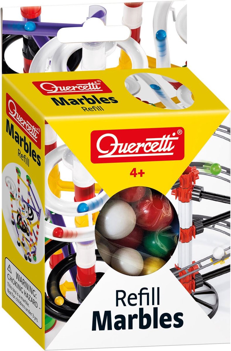 Quercetti Aanvuldoos Knikkers Mixed 60-delig