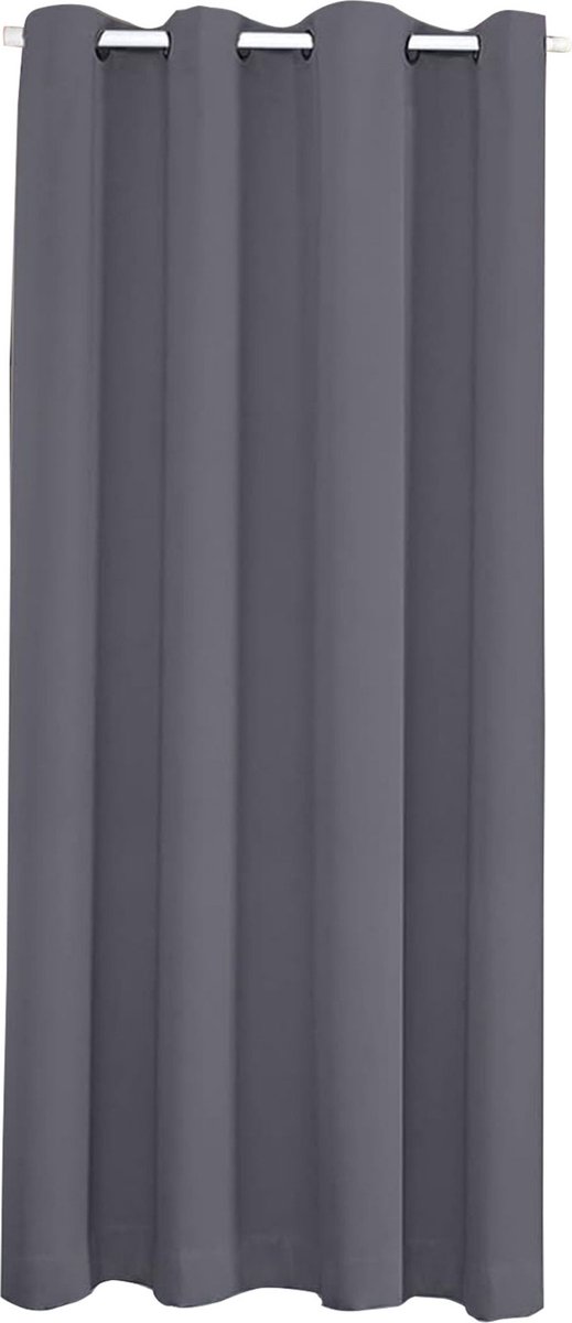 DailySuppliess® Deurgordijn - Polyester - 86x203cm - Donkergrijs