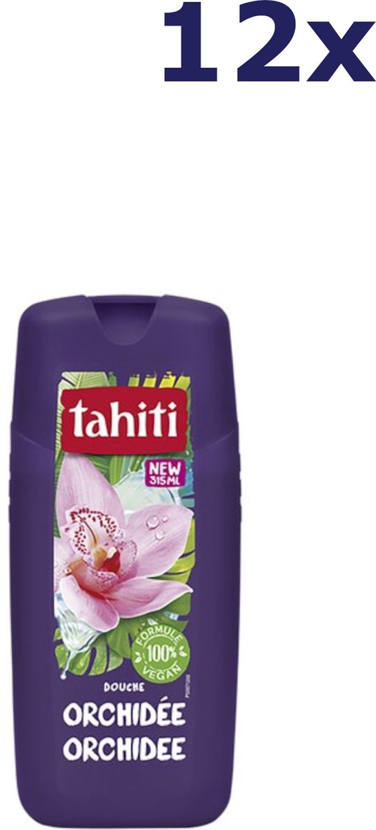 Goedkoopste 12x Tahiti 315ml showergel orchidee