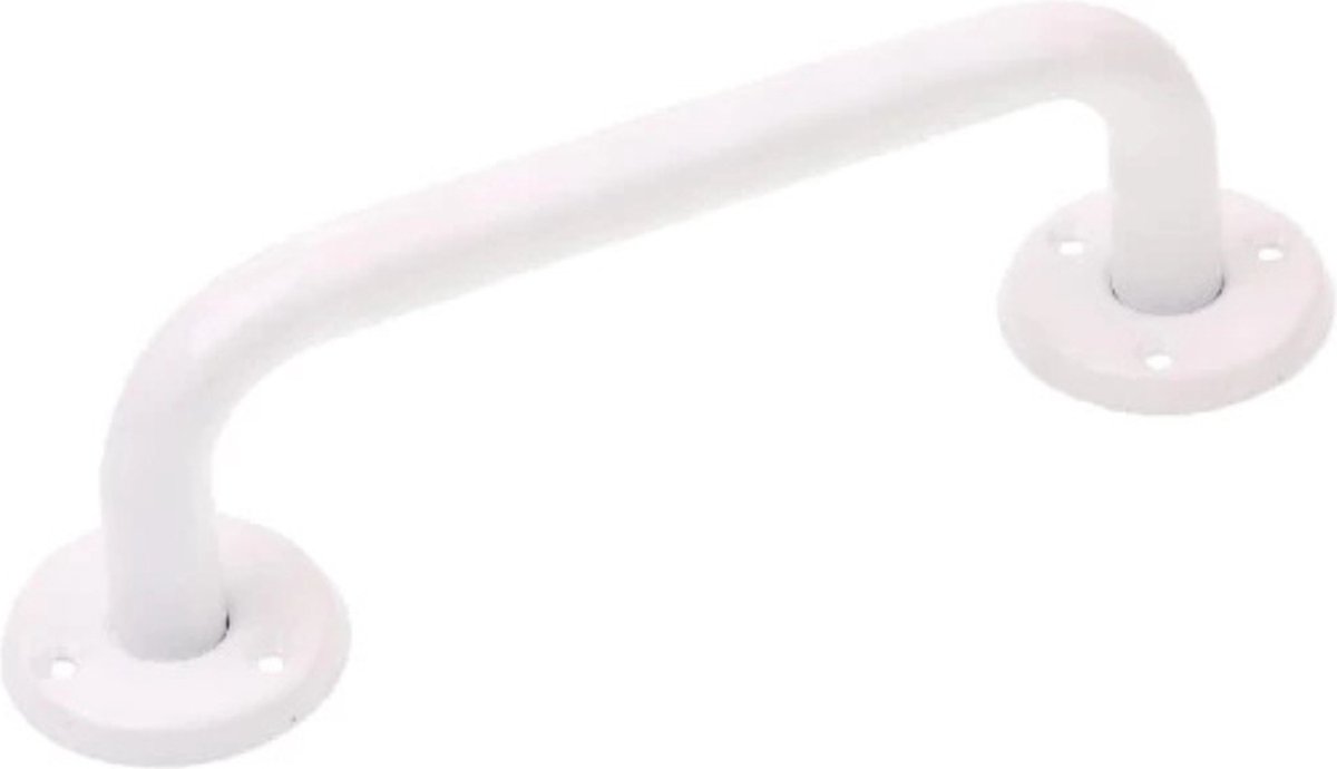 Witte Wandbeugel - Extra Grip - 30 cm - Handgreep / Wandgreep Voor Badkamer / Douche / Toilet - Toiletbeugel - Badgreep - Douchegreep - Non-Slip Grab Bar - Keuken - Trap - Handgreep Keukenkastjes - Veiligheidsgreep - Inclusief Schroeven