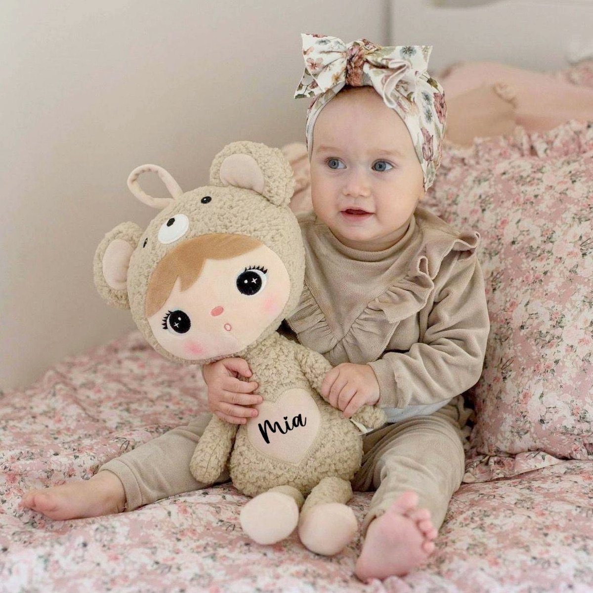 knuffel|metoo|teddy|unisex|beige|cadeau|