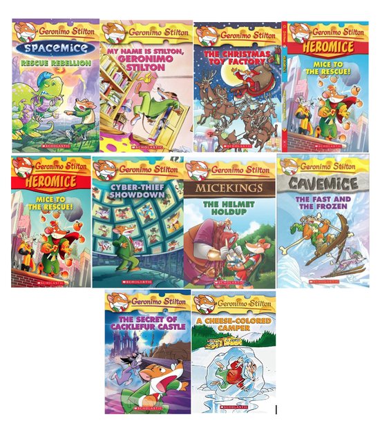 Geronimo Stilton Books in English - 10 Books For 7-10 years old