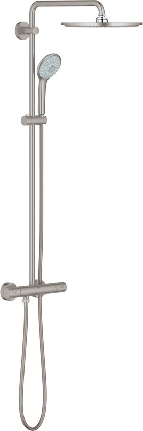 GROHE Euphoria XXL 310 Regendouche - Ã˜ 31 cm - Inclusief thermostaatkraan - SuperSteel (RVS look)