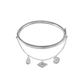 Wanderlust + Co Galaxy Charms armband zilver