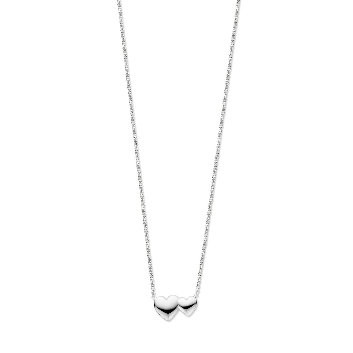 Collier hartjes 41 + 4 cm