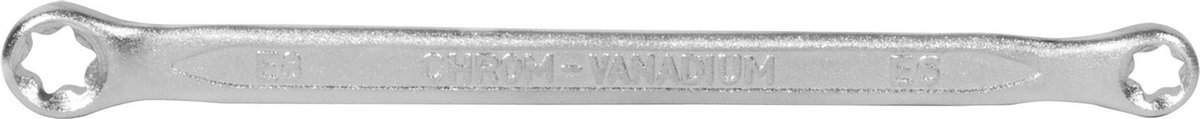 SW stalen E-profiel ringsleutel E 6 x E 8 - vlak, 01551L