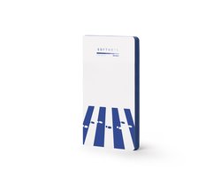 SOFTNOTE - Bullet journal - 192 bladzijden - formaat 13x21cm - 80 grams ECO papier - Berry Blue