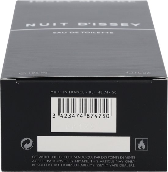 Issey Miyake Nuit D'Issey 125 ml Eau de Toilette - Herenparfum