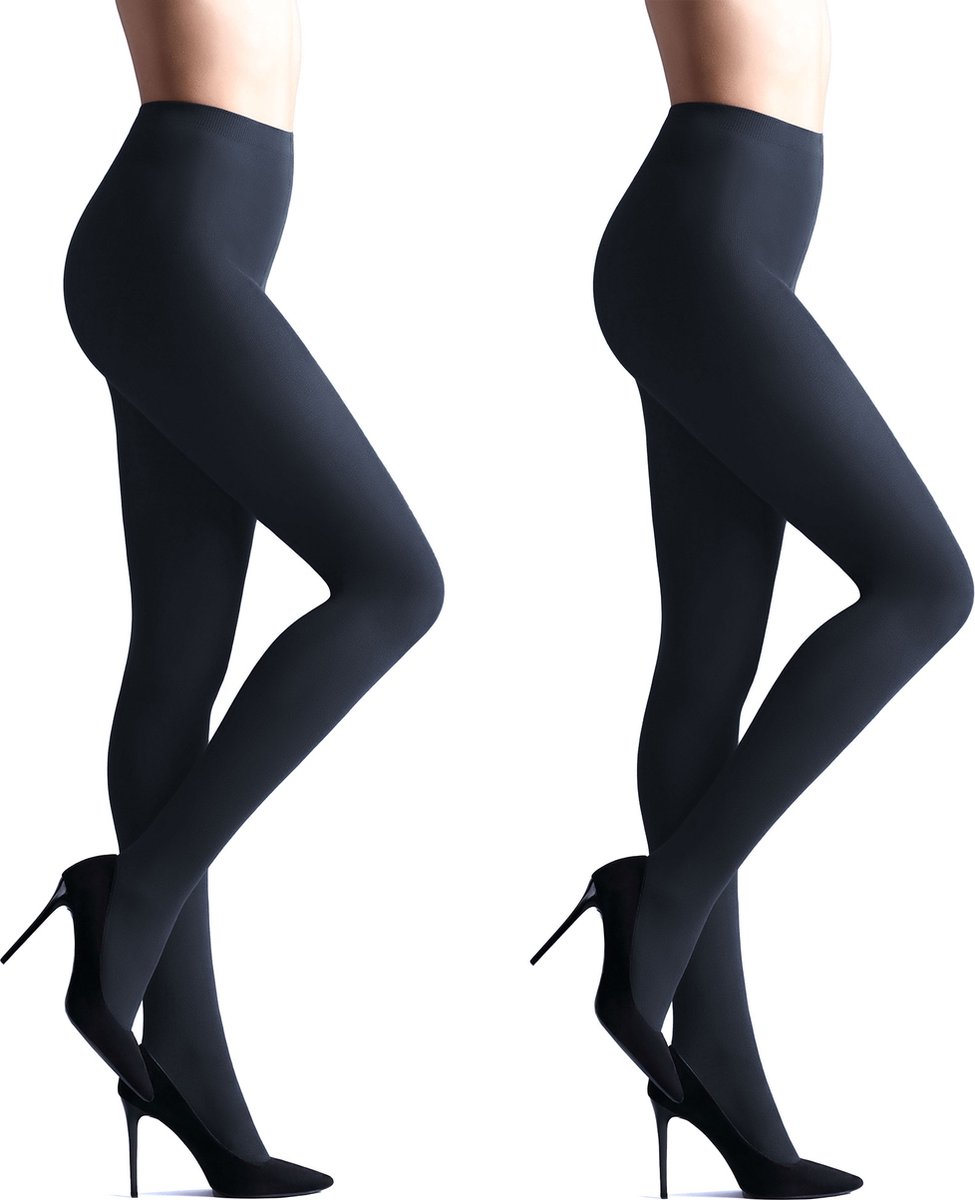 Giulia - Samba 40den (Multipack) Opaque Panty - Grijs - M
