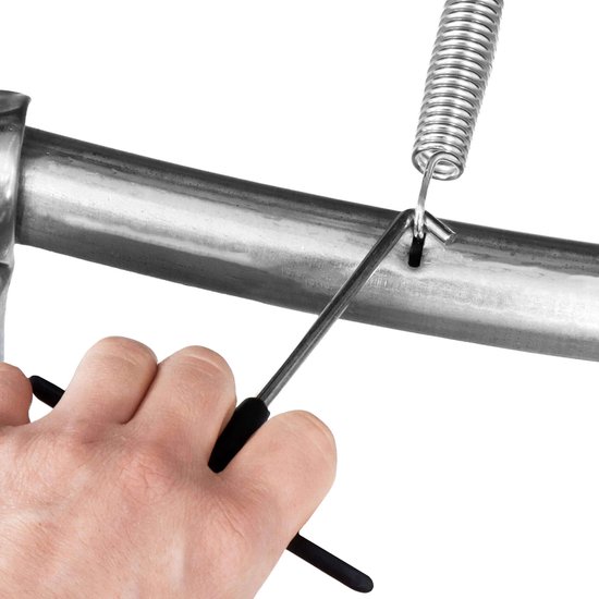 Springos Trampolinespanner- Trampolineveren - Metalen - Haak - 15 cm