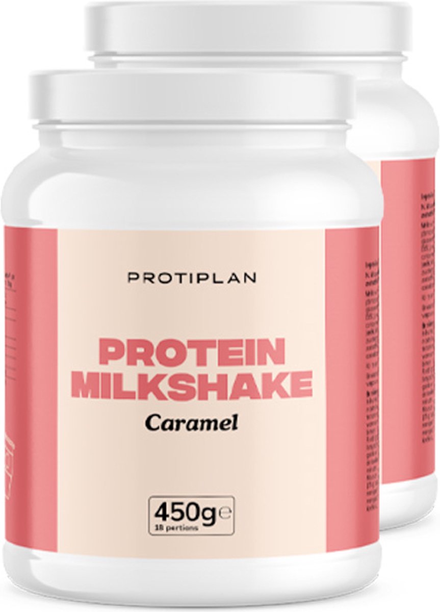 Goedkoopste Protiplan | Voordeelpot Milkshake Karamel | 2 stuks | 2 x 450 gram