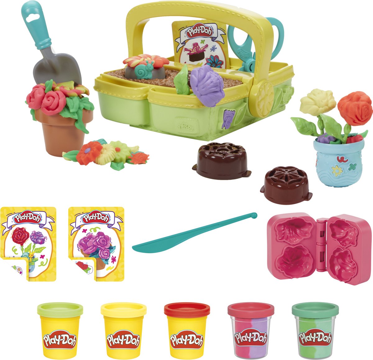 Play-Doh Bloeiende Bloemen Speelset - Boetseerklei - Inclusief 5 Play-Doh potjes — afbeelding 14