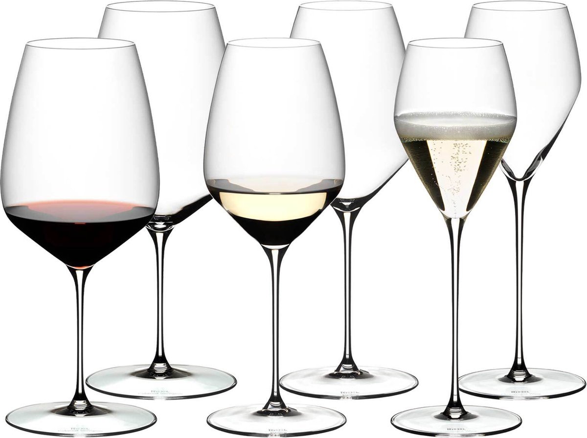 Wein- und Sektgläser Veloce Set van 6