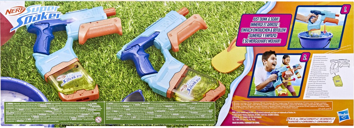 Nerf Super Soaker Dunk-Fill - Waterpistool - Duopack — afbeelding 16