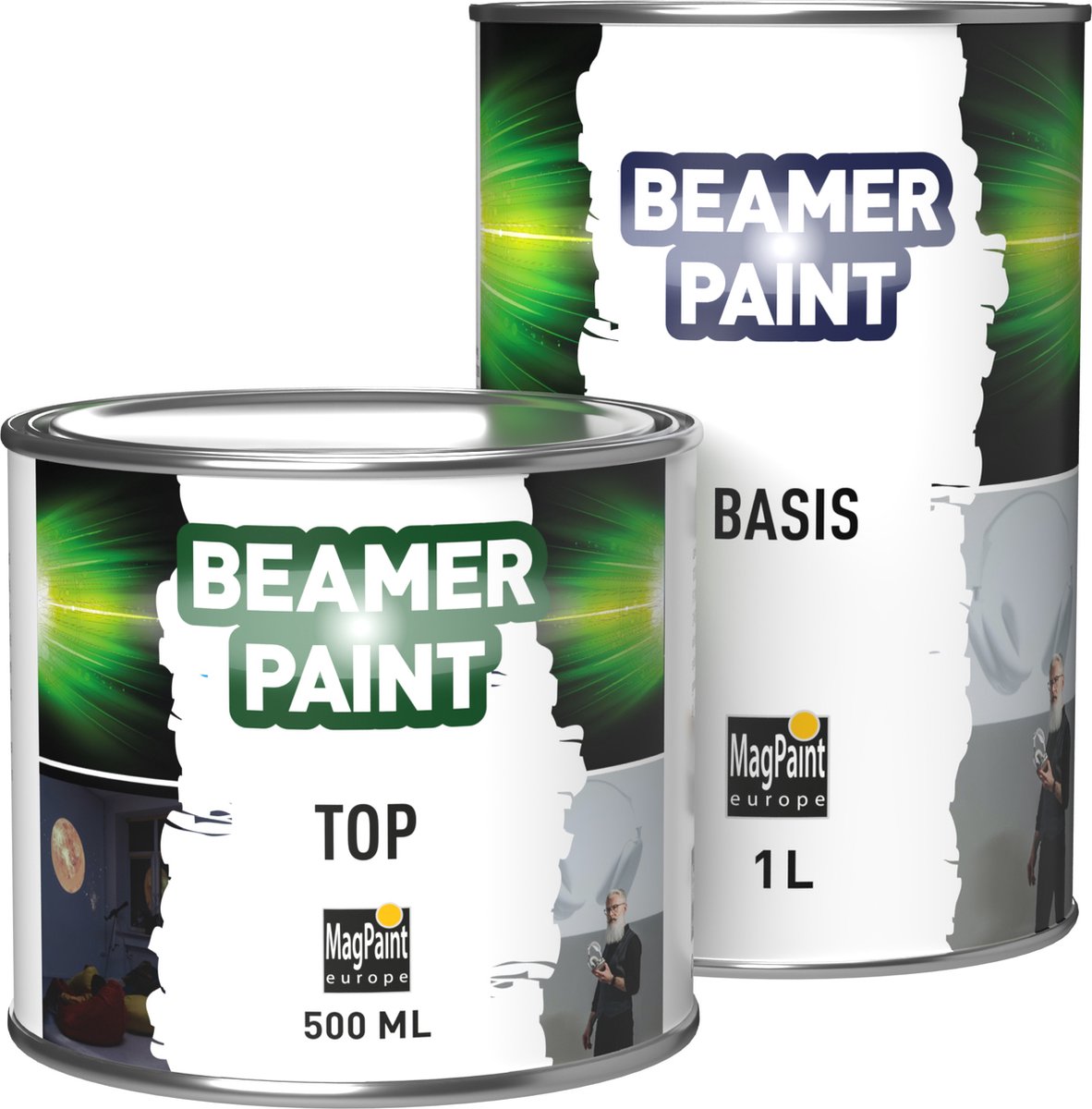 MagPaint BeamerPaint voor het WK – Projecteer Voetbalwedstrijden op Elke Muur - beamer verf