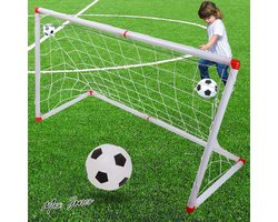 Mrs. Jones Voetbalpoortennet draagbaar voetbalpoortennet goede elasticiteit praktisch voor kamperen voor 106 cm met draagtas en haringen. .