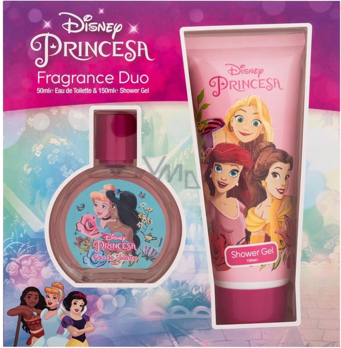 Goedkoopste Disney Princess Giftset voor kinderen Met Parfum Shower Gel voor meisjes