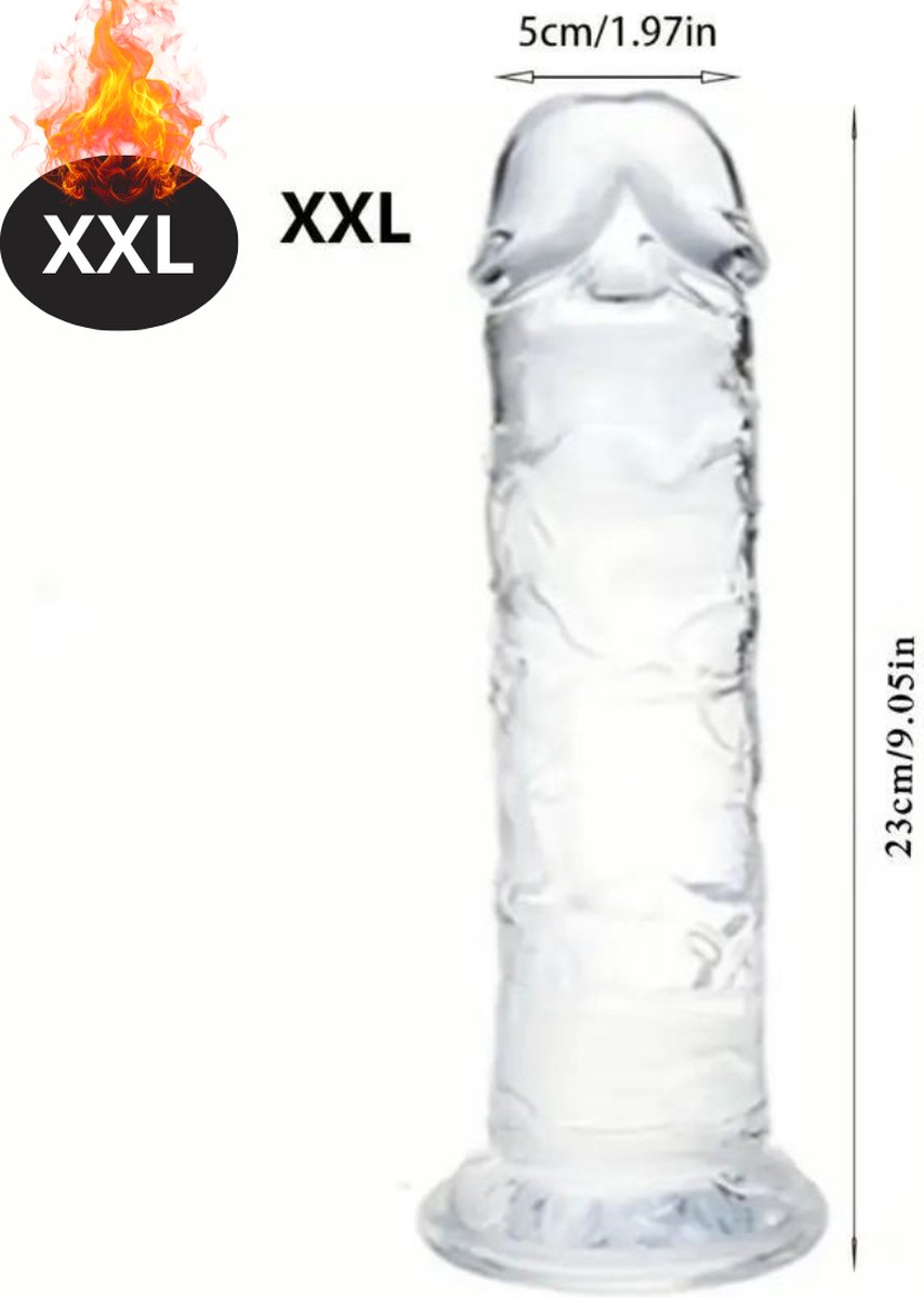 Goedkoopste Bovista Dildo - Anaal - Met Zuignap - Siliconen - Sex Toys - Voor Mannen & Vrouwen - Voor Koppels - Couples - XXL