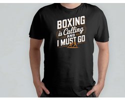 Boxing is Calling and I Must Go - T Shirt - BoxingLife - BoxingTraining - BoxingCommunity - FightNight - BoksenLeven - Bokstraining - BoksCommunity - VechtNacht