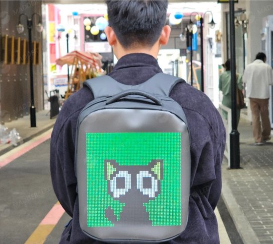 DommAr LED Backpack With Powerbank Sac à dos Sac pour