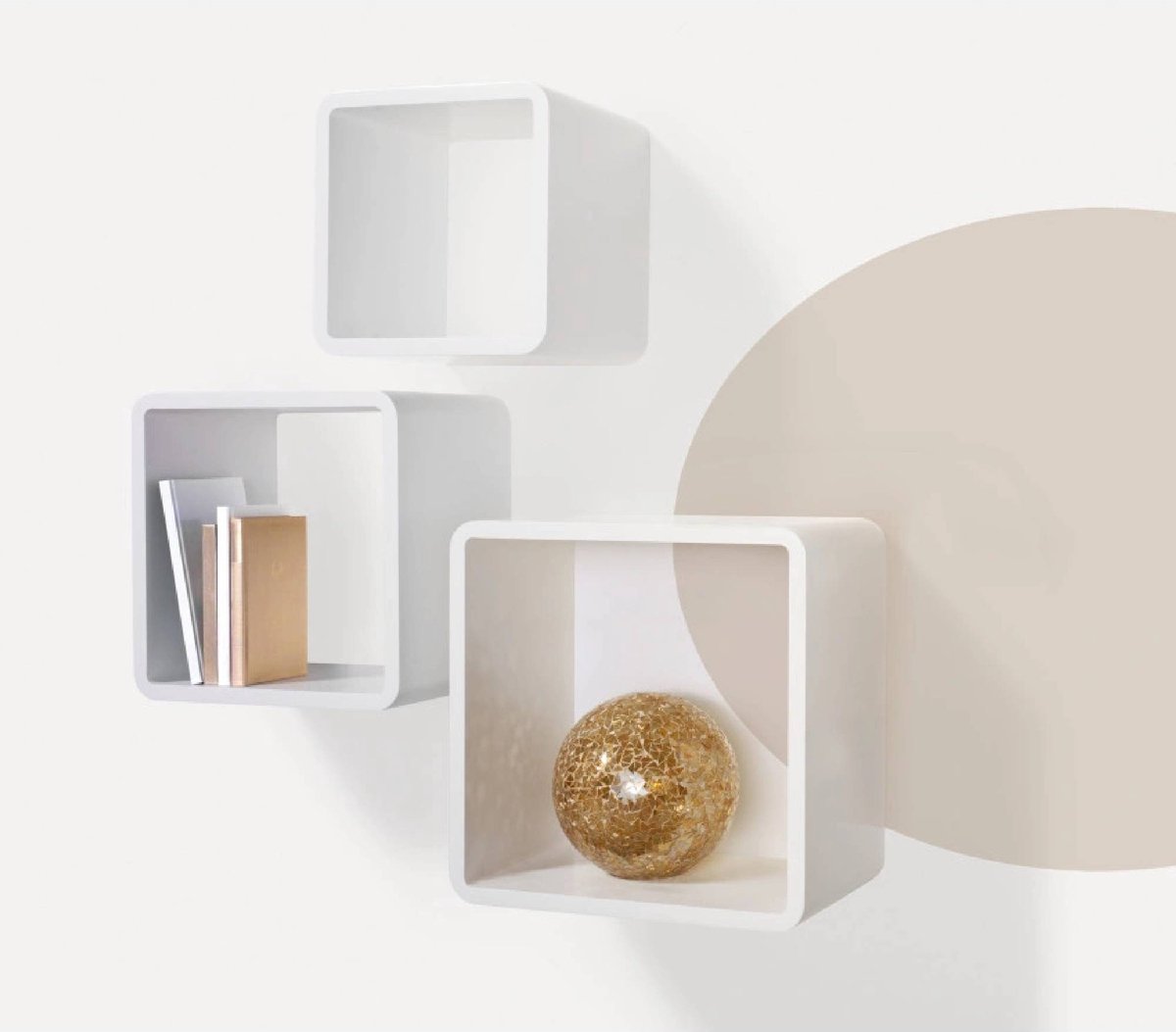 Sigel Vierkante Wandmodule Set Wit
