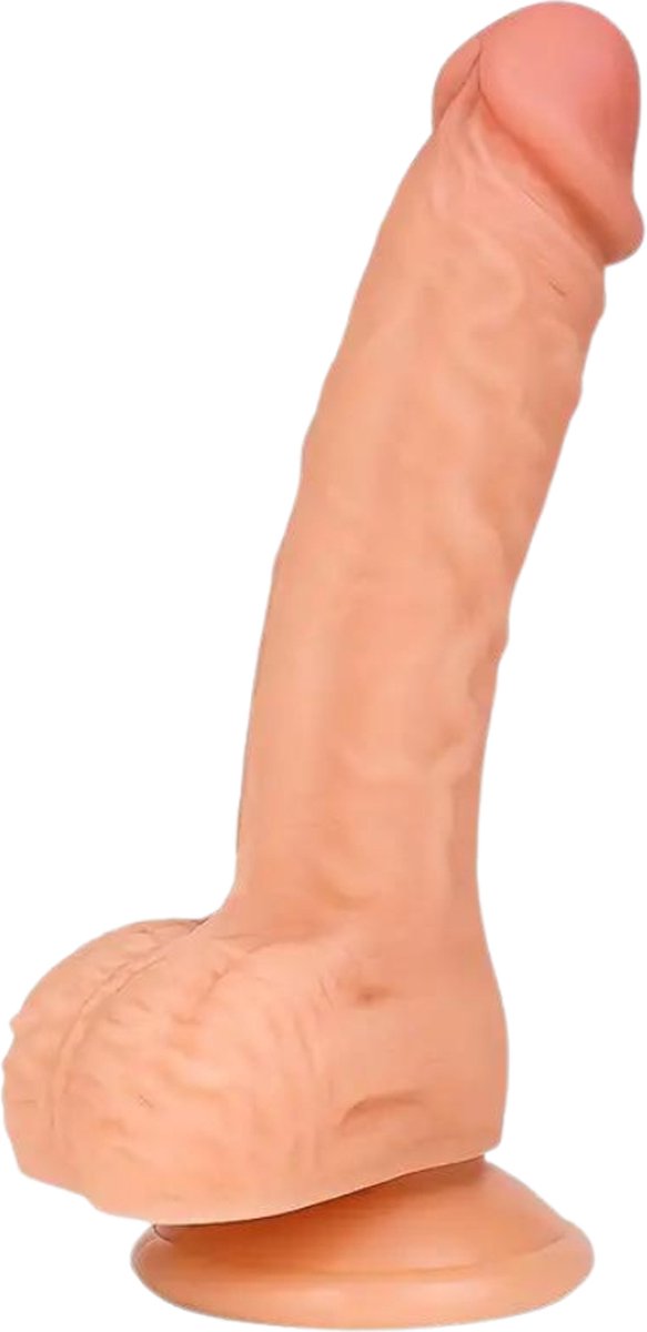 Goedkoopste Bovista Dildo - Anaal - Met Zuignap - Siliconen - Sex Toys - Voor Mannen & Vrouwen - Voor Koppels - Couples - Beige