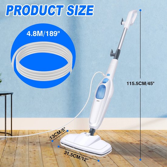HD Nettoyeur Vapeur - Tue 99,9% des bactéries sans produits chimiques de.[Q506